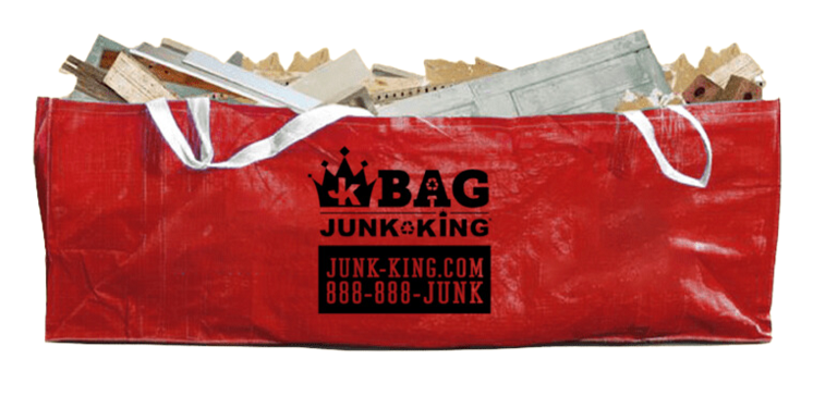 Easily remove junk around your home or business with The Gator Dumpster Bag